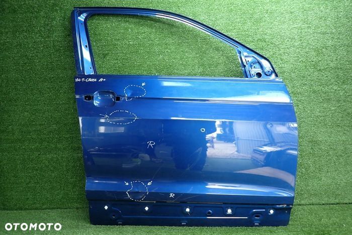 VW T-CROSS TCROSS 17- drzwi prawe przednie przód - 1
