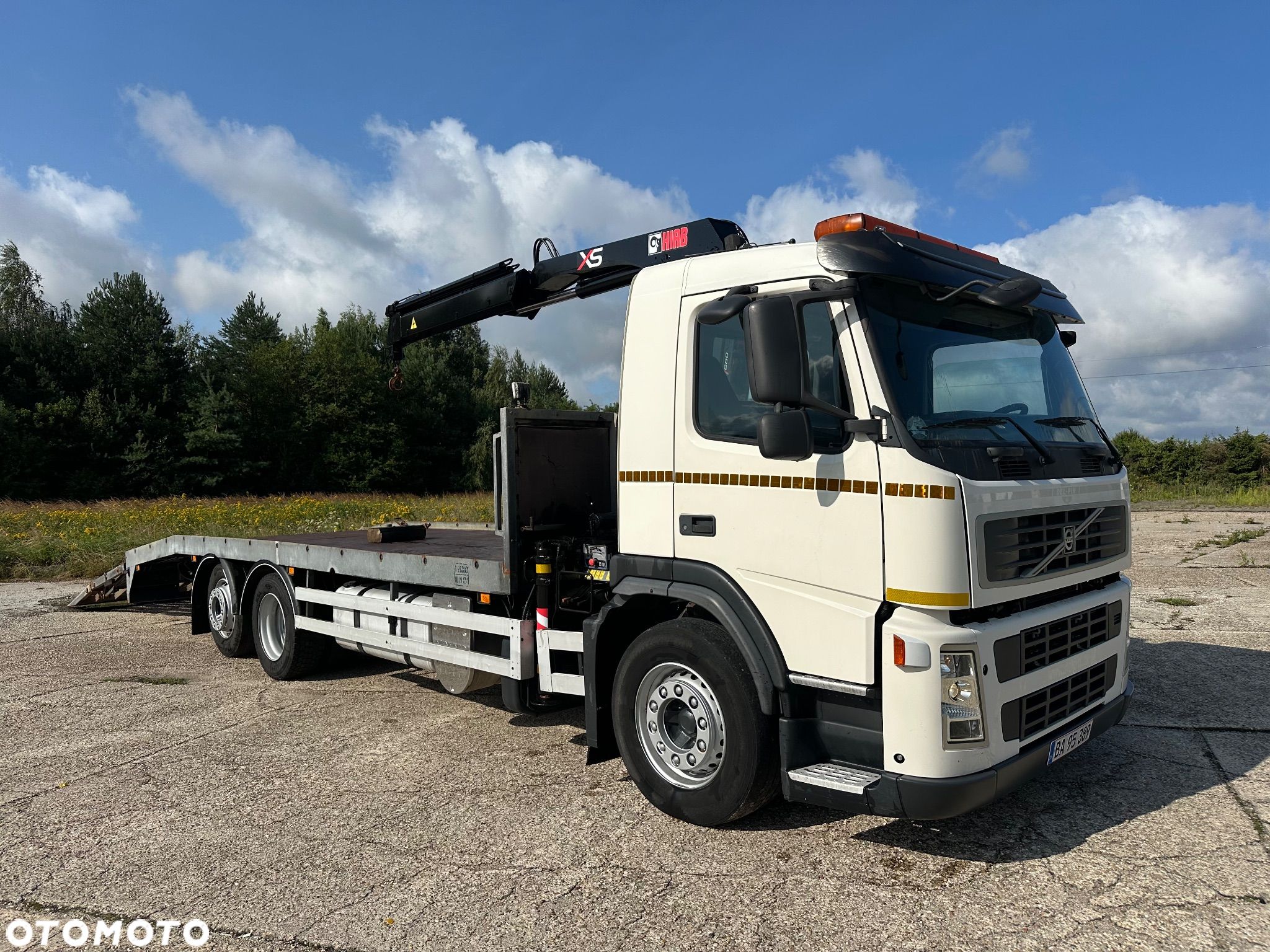 Volvo FM 340  HDS HIAB 099  LAWETA 8m. rampa hydrauliczna - 1