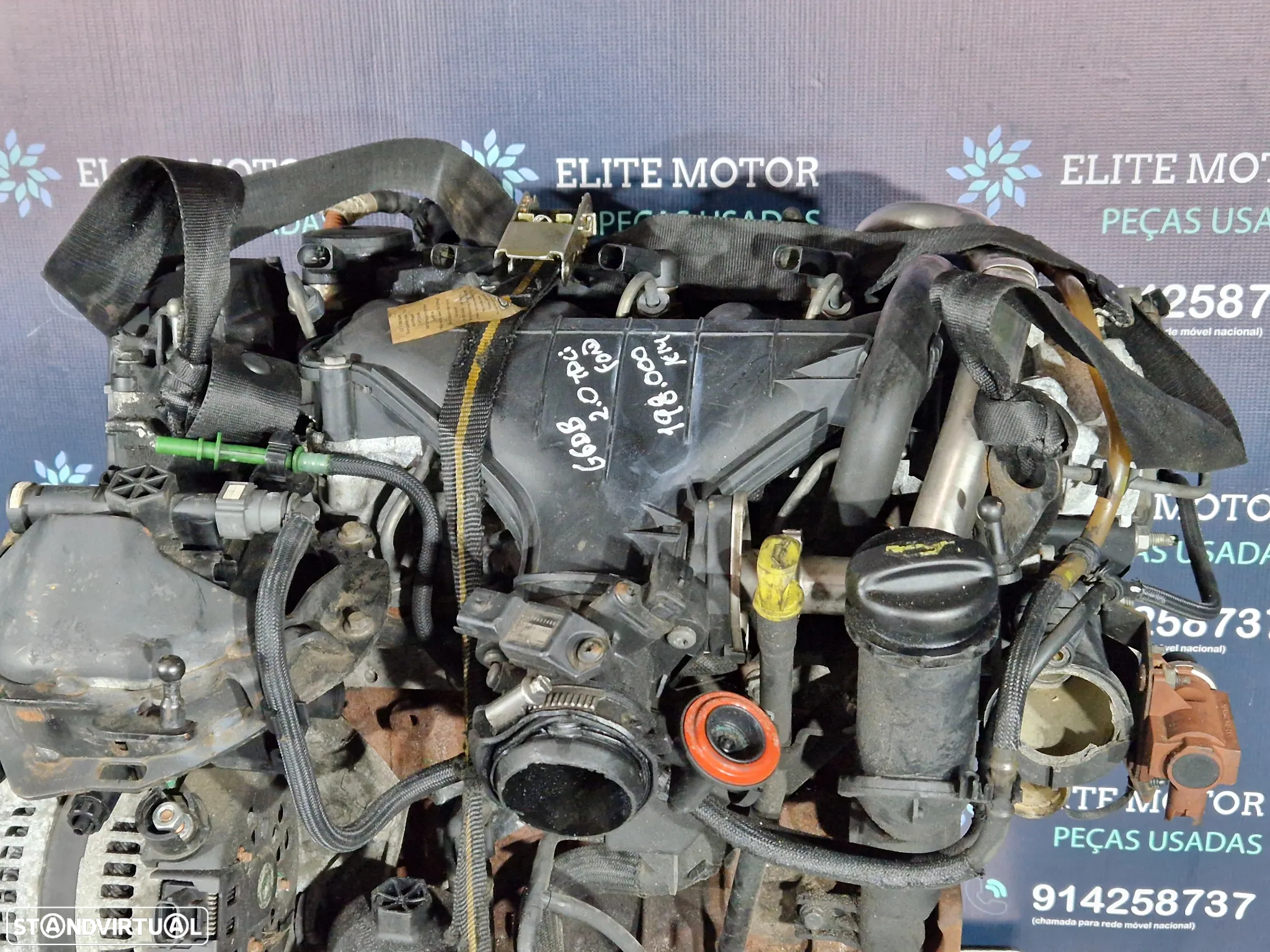 Motor usado G6DB G6DA FORD FOCUS 2.0 TDCI 136CV 140CV C-MAX GALAXY S-MAX - 7