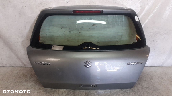 / KLAPA TYŁ TYLNA BAGAŻNIKA SUZUKI SWIFT IV 4 MK.4 KOLOR ZCD SZARY