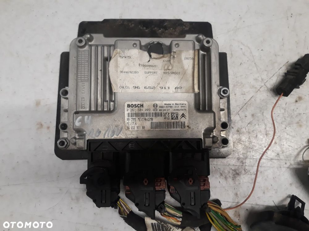 ZESTAW STARTOWY CITROEN C4 I LIFT 1,6 16V  2009r   STEROWNIK 02651S04009  9665291180 - 2