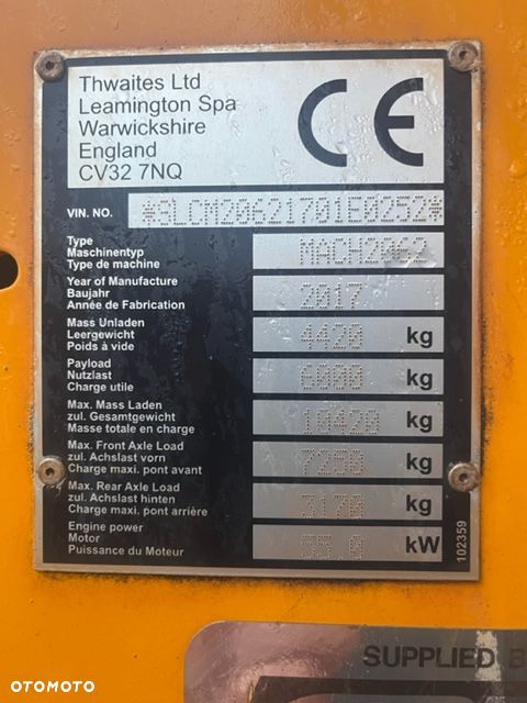 Thwaites 6000Ton - 9