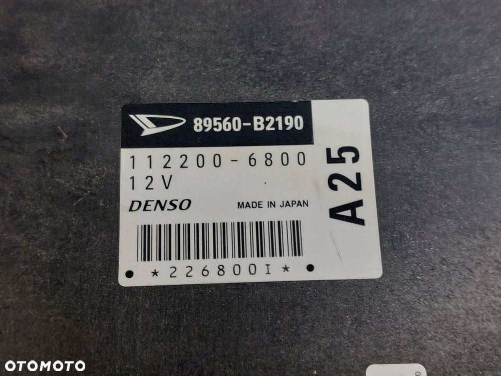 ZESTAW STARTOWY DAIHATSU CUORE VI 1.0 12V 89560-B2190 89780-B2070 - 2