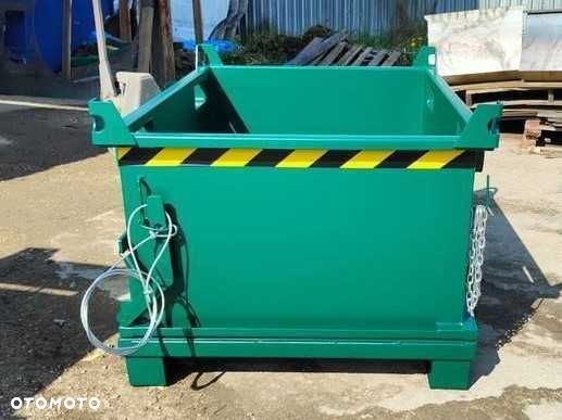 Prostokątny pojemnik z dnem klapowym PMDB 500 L kontener - 2