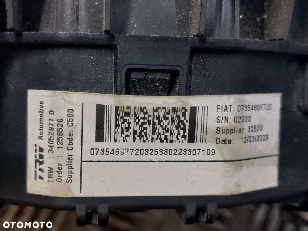 PODUSZKA AIRBAG KIEROWCY FIAT DUCATO III 07354697720 - 3