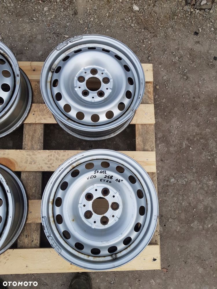felgi stalowe mercedes vito 6.5 '' x 16'' 5x112 et 60 6394013302 - 3