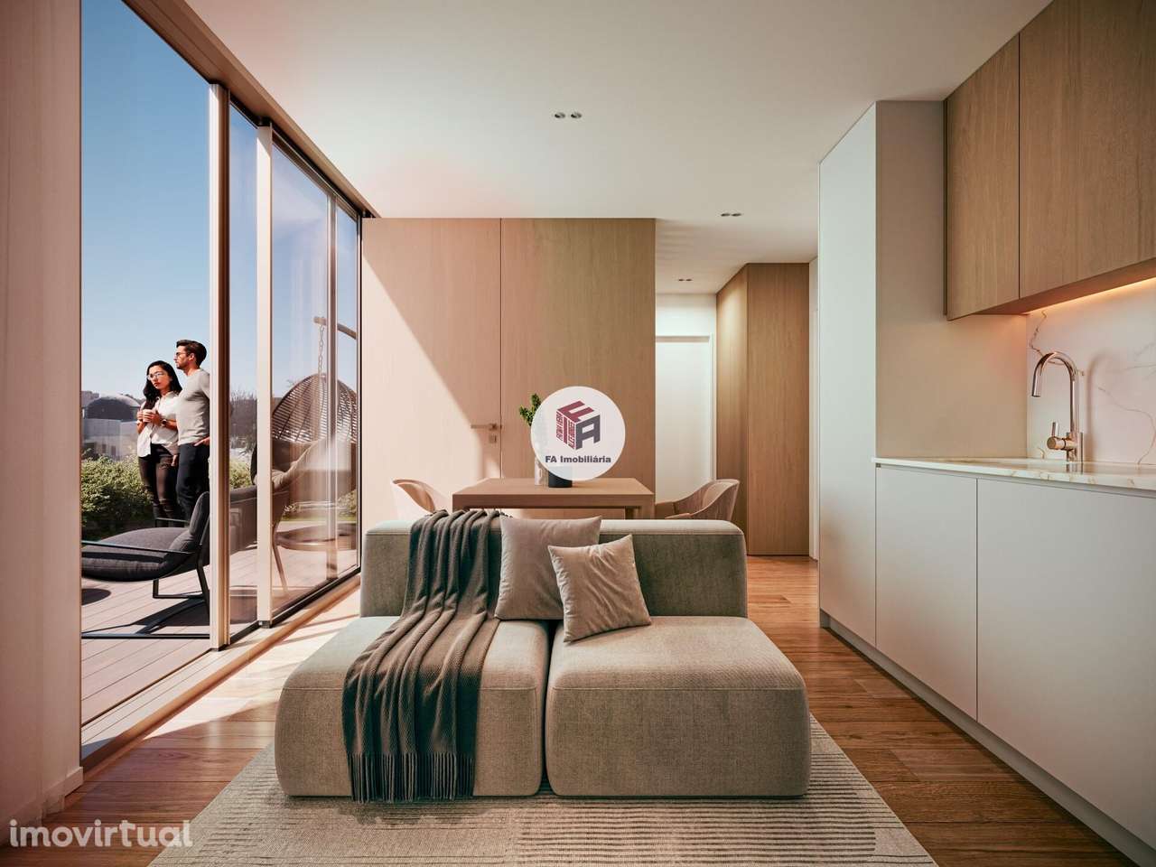 Apartamento T0 Centro Matosinhos - Grande imagem: 2/9