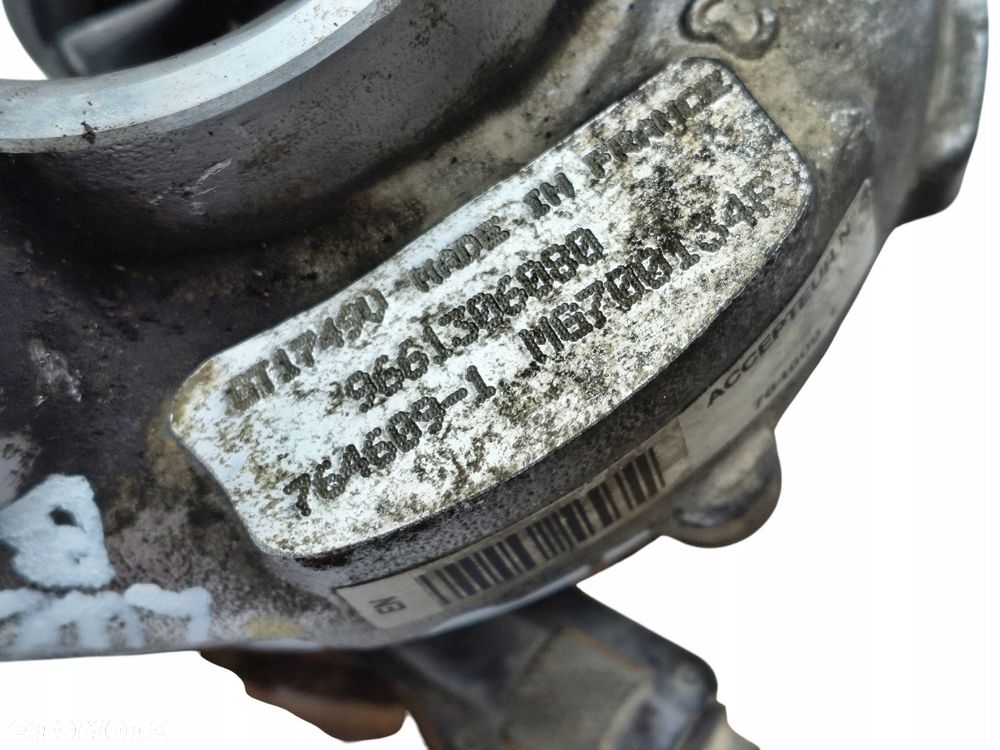 TURBOSPRĘŻARKA Fiat Scudo II Citroen Jumpy C4 2.0 HDI Multijet 9661306080 - 8