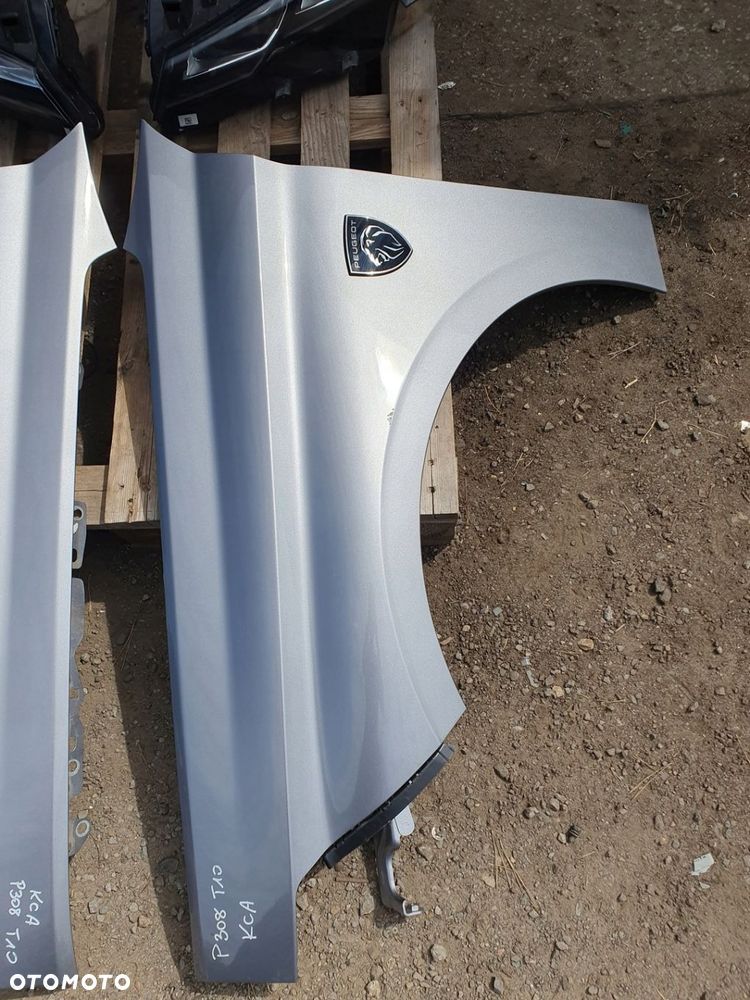 PEUGEOT 308 T10 III MASKA ZDERZAK KAMERA 2X BŁOTNIK 2X LAMPA KCA - 3