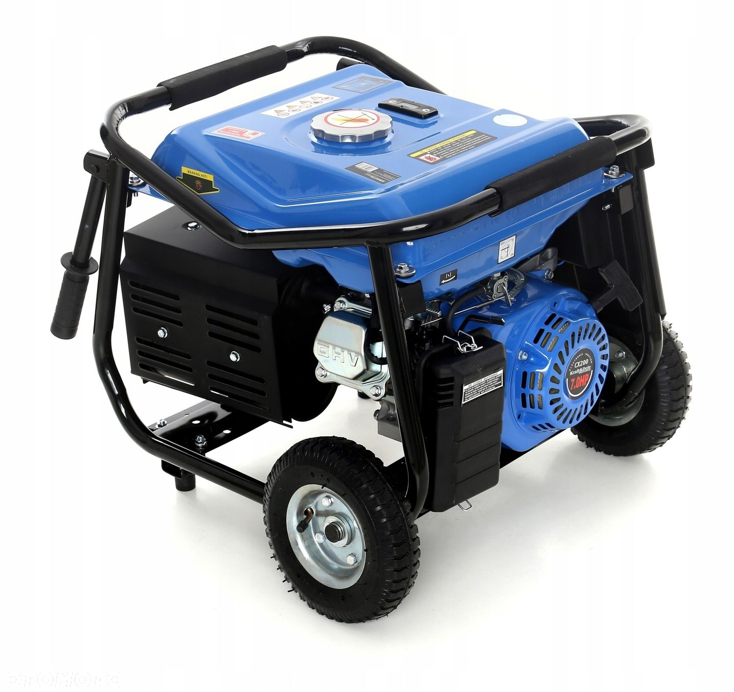 KRAFTDELE AGREGAT PRĄDOTWÓRCZY JEDNOFAZOWY 3000W 7KM 12/230V KÓŁKA KD142 - 5