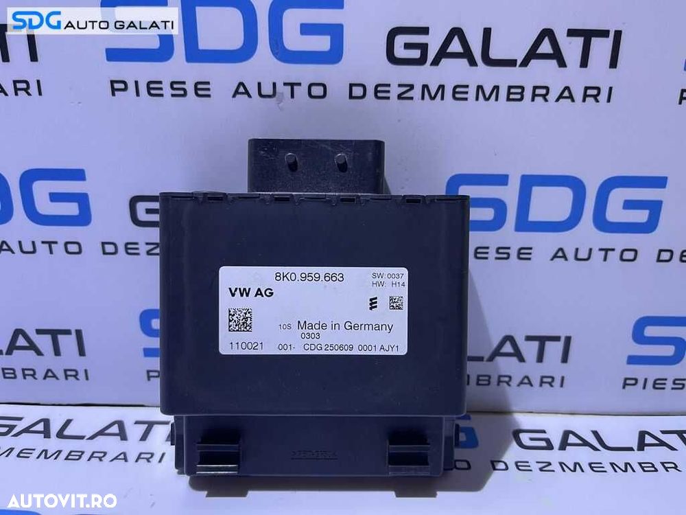 Unitate Modul Calculator Stabilizator Tensiune Voltaj Audi A4 B8 2008 - 2015 Cod 8K0959663 [L3296] - 1