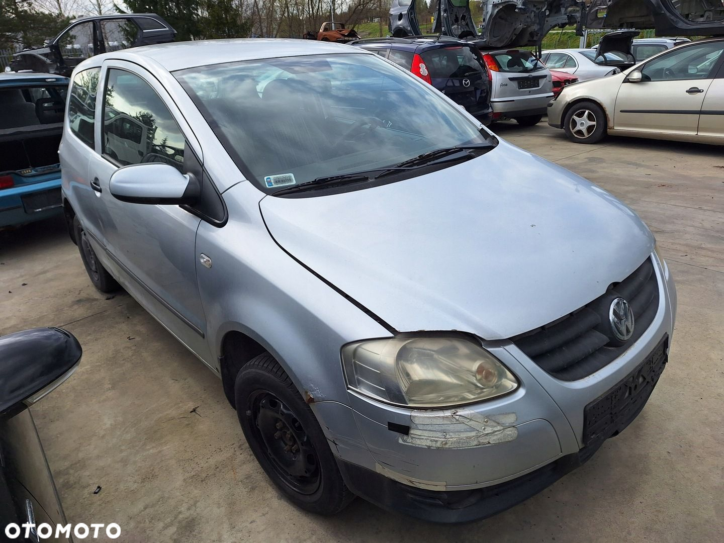 VOLKSWAGEN VW FOX 5Z 5Z1 5Z3 5Z4 SREBNE KIEROWCY DRZWI LEWE LA7W - 7
