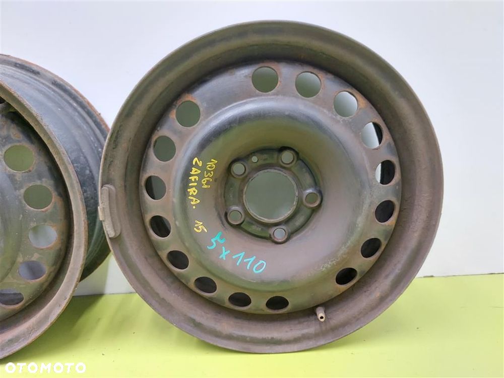 Felgi stalowe OPEL ASTRA II G, ZAFIRA A GM 5X110 6 J R15 ET 43 4 SZTUKI - 10
