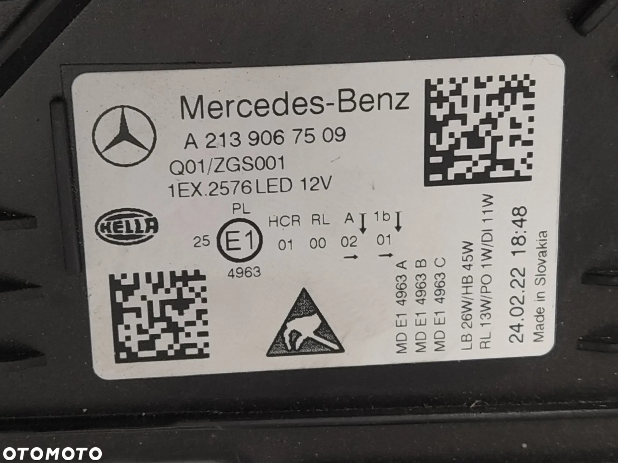MERCEDES E KLASA W213 LIFT LAMPA REFLEKTOR PRZÓD PRZEDNI LEWA LEWY FULL LED PERFORMANCE PRZETWORNICA KOMPLETNA ORYGINAŁ - 15