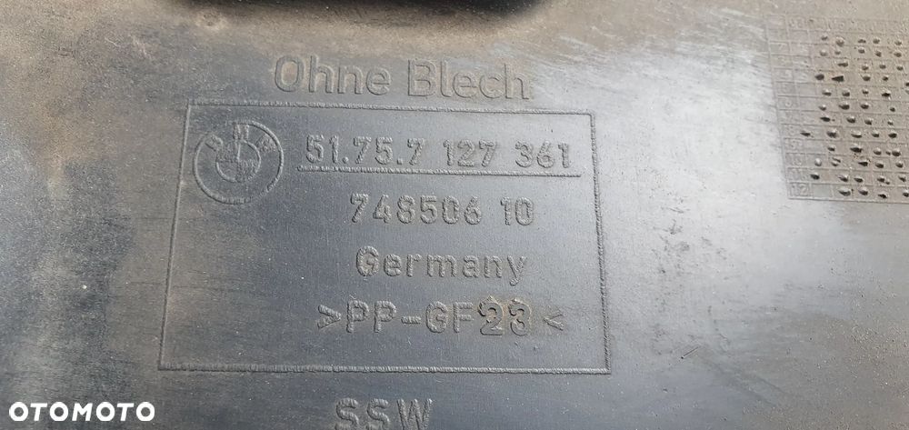 Osłona podwozia płyta BMW I E81 E87 7185218 7127361 - 6