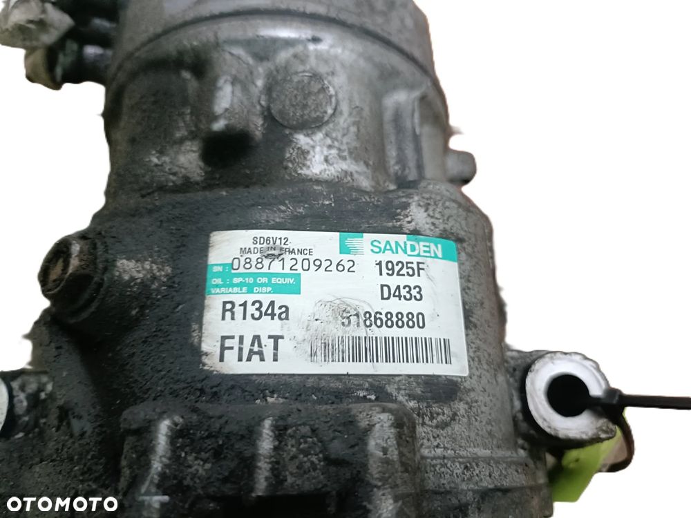 FIAT DOBLO II 09- 1,6 M-JET sprężarka kompresor klimatyzacji SANDEN 51868880 * - 3