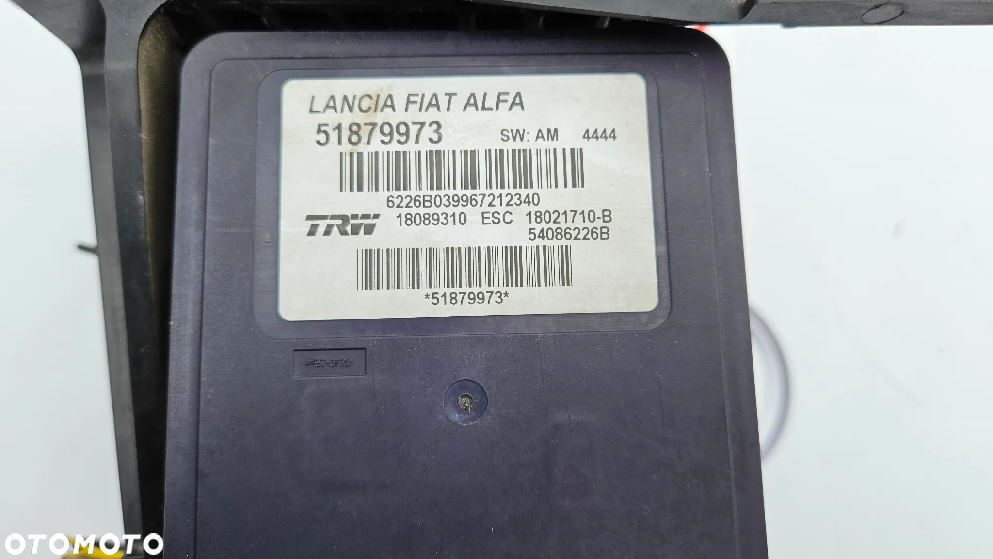 Fiat 500L Pompa hamulcowa ABS Sterownik pompy 51879973 - 2
