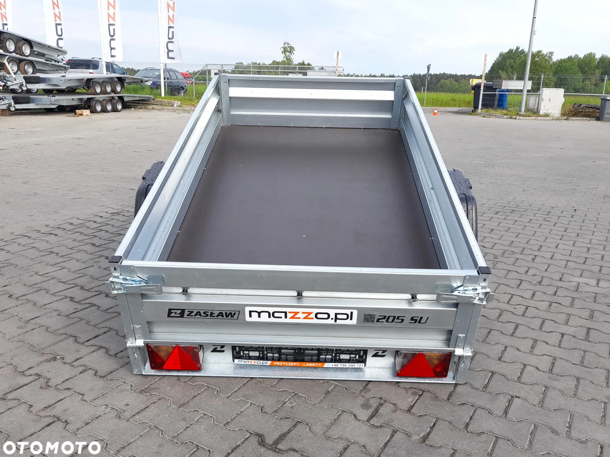 Zaslaw Dostawa Przyczepka uchylna DMC750kg 205x122x35cm SOLIDNA I MOCNA! HIT! - 15