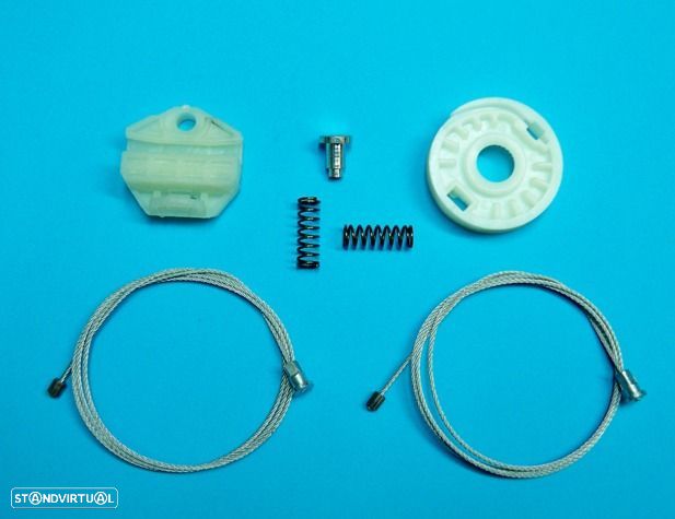Kit Reparação Elevador Dos Vidros Mercedes Classe E, W210 Trás - 1