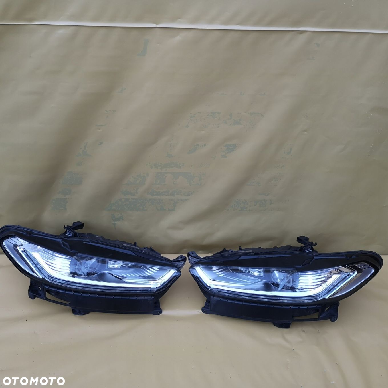 FORD MONDEO MK5 LAMPA PRZEDNIA LEWA PRAWA LAMPY KOMPLET FULL LED DYNAMIC - 1