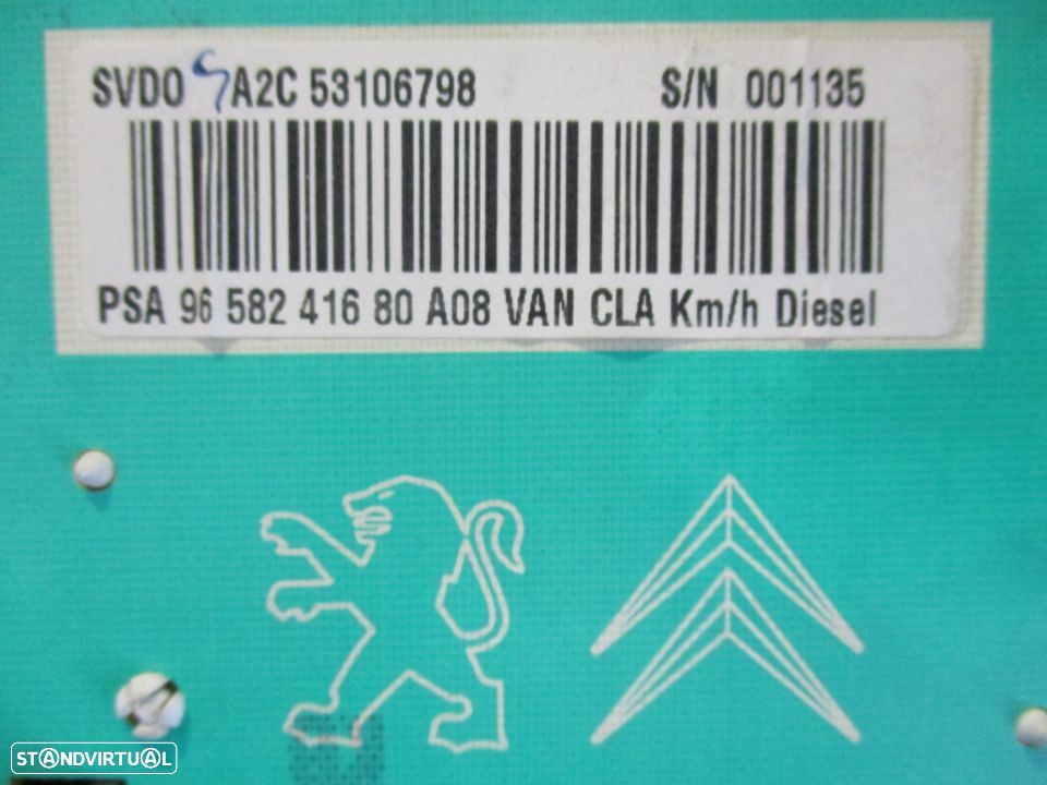 Quadrante Peugeot 1007 Hdi Diesel - 4