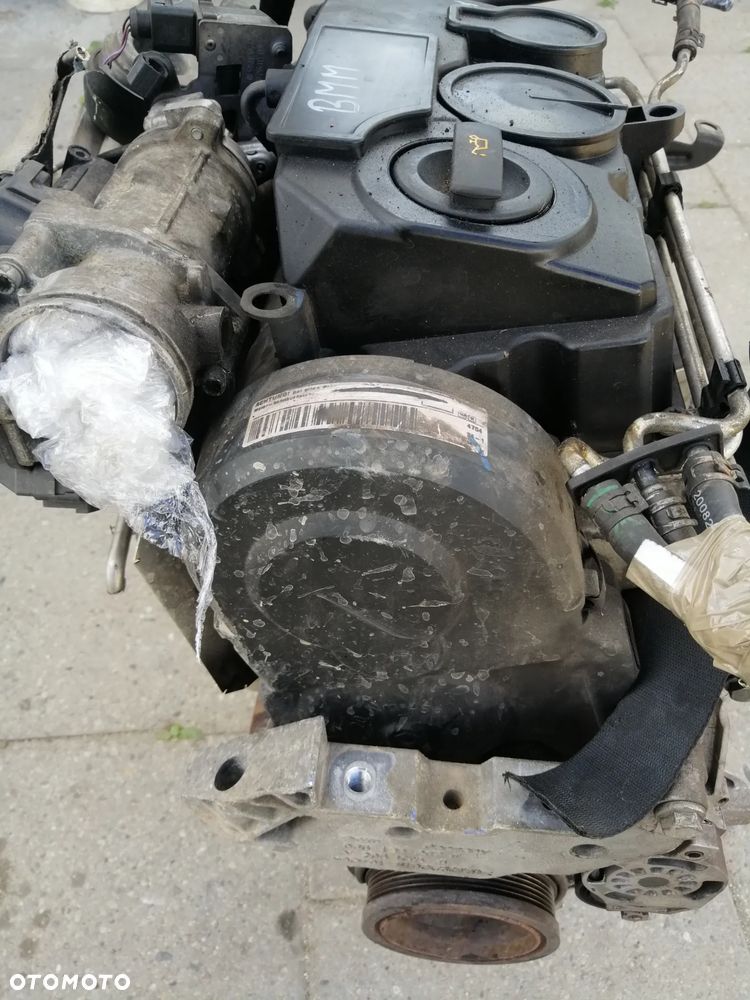 Audi Seat Skoda Volkswagen 2.0 TDi 140KM silnik kompletny kod BMM - 3