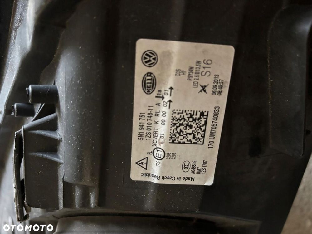 LAMPA LEWA REFLERTOR LEWY VW TIGUAN 1 5N FACE LIFT BI XENON SKRĘTNY LED EU - 11