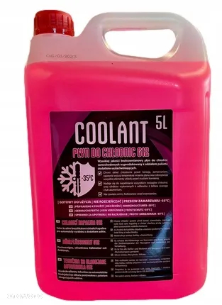 Płyn do chłodnic czerwony Coolant G12 5l