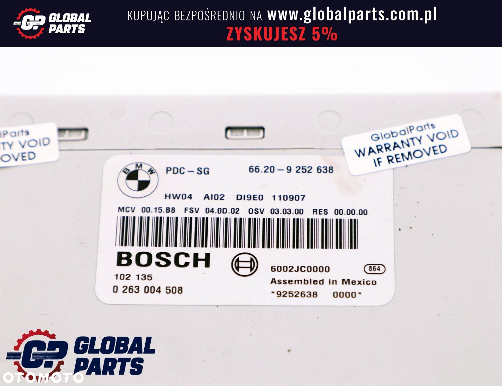 BMW E81 E82 E87 E88 E90 E91 E92 E93 Sterownik Moduł PDC - 2