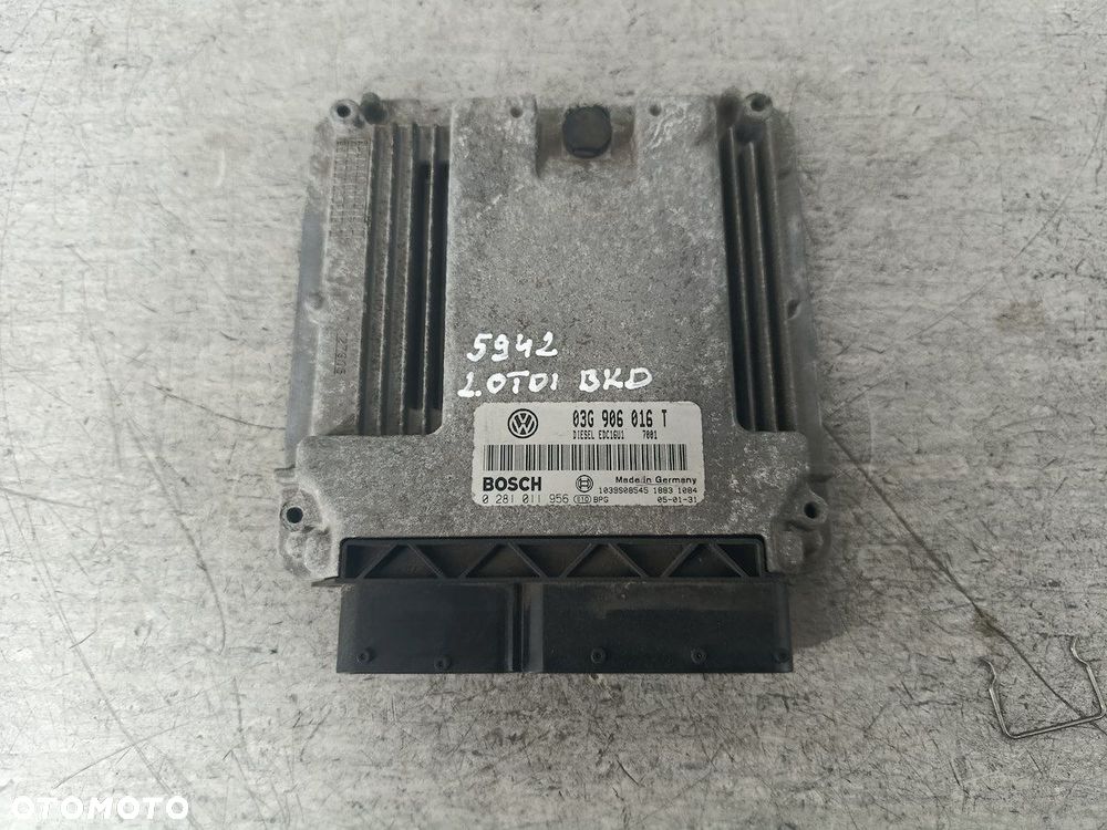 KOMPUTER, STEROWNIK VW GOLF PLUS I 03G906016T  0281011956 2.0 TDI 140KM - 1