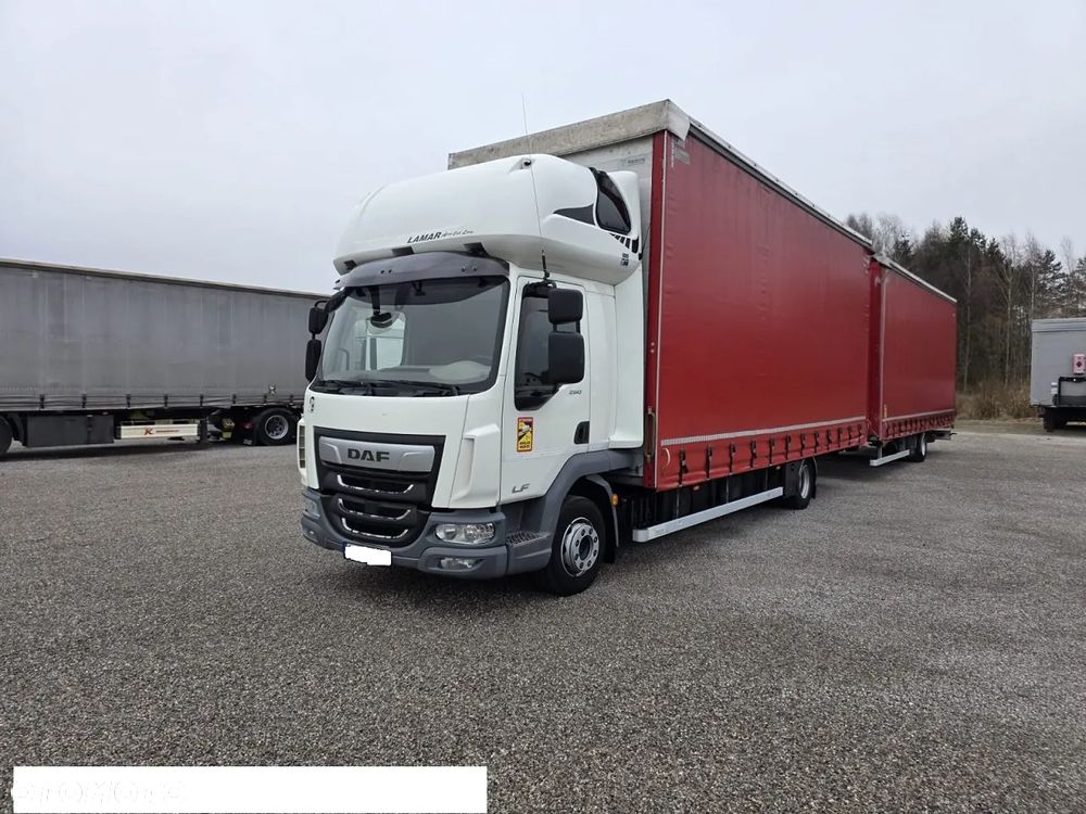 DAF LF 12/260 ZESTAW TANDEM  PRZEJAZDOWY 120m2 SALON PL. - 2