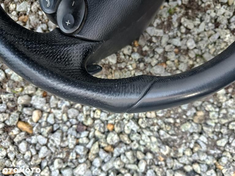 MERCEDES W209 CLK W211 LIFT W219 CLS KIEROWNICA AMG CZARNA SKÓRZANA ŁOPATKI - 9