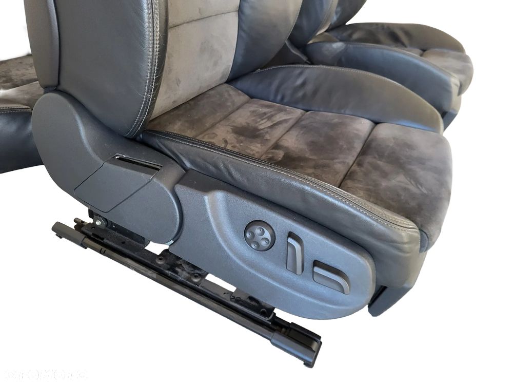 AUDI A6 C6 LIFT FOTELE PRZÓD KANAPA ALKANTARA BOCZKI PAMIEĆ ELEKTRYCZNE - 8