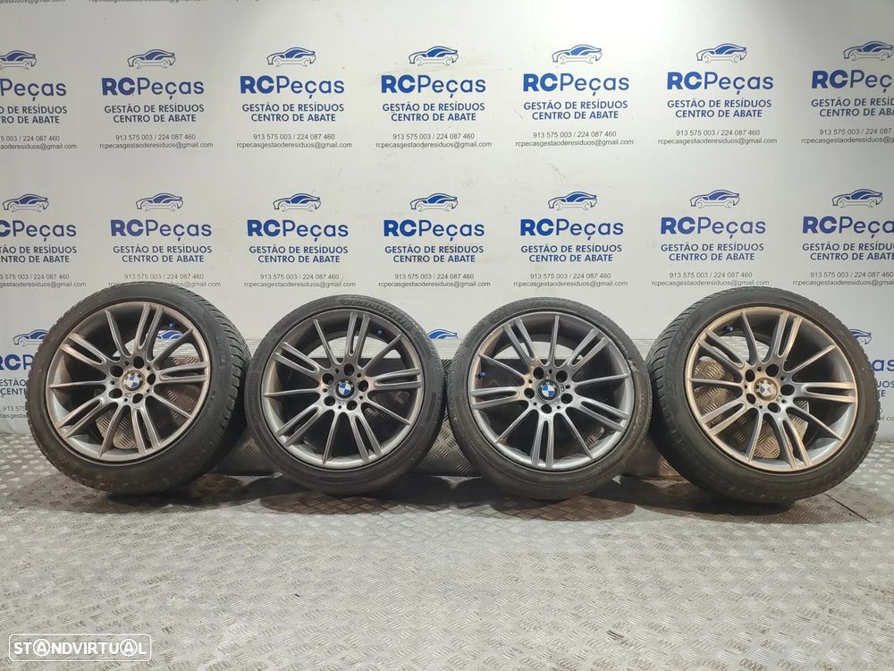 Conjunto Jantes 18 originais BMW Serie 3 E90 Pack M Style M193 Ferric Grey 8J 8,5J ET34 ET37 5x120 - 1