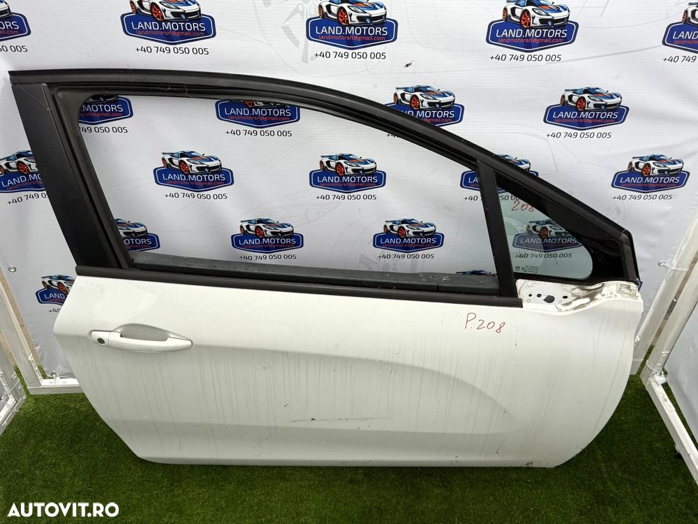 USA PORTIERA DREAPTA PEUGEOT 208 2015 1.0 BENZINA COD OEM 9805822480 / HATCHBACK 3 USI 2012-2019 - 2