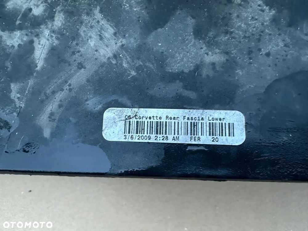 DYFUZOR CARBON Chevrolet Corvette C6 ORYGINAŁ TYŁ - 8