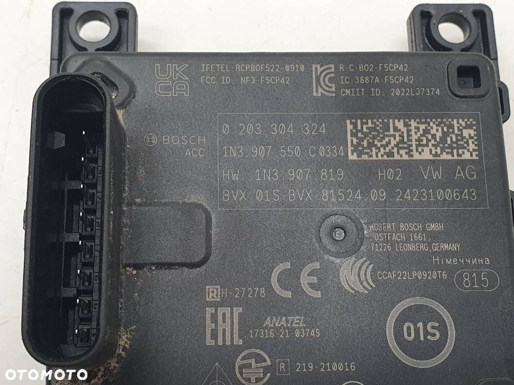 RADAR CZUJNIK MODUŁ DISTRONIC VW CRAFTER II 0203304324  ORYGINAŁ 1N3907550C - 2