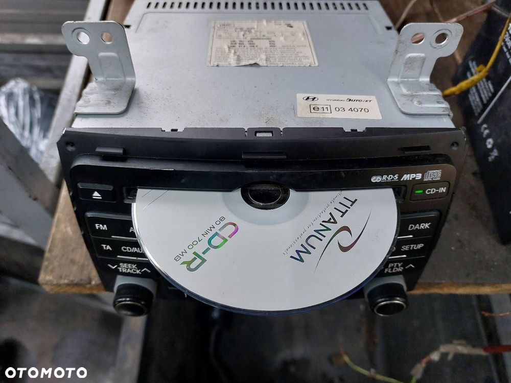 RADIO ODTWARZACZ + PANEL NAWIEWU + RAMKA HYUNDAI I30 I 96160-2L200 - 13