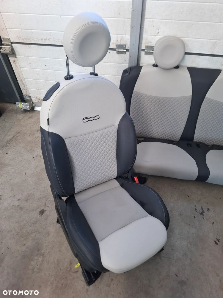 FIAT 500 FOTELE WNETRZE KPL - 2