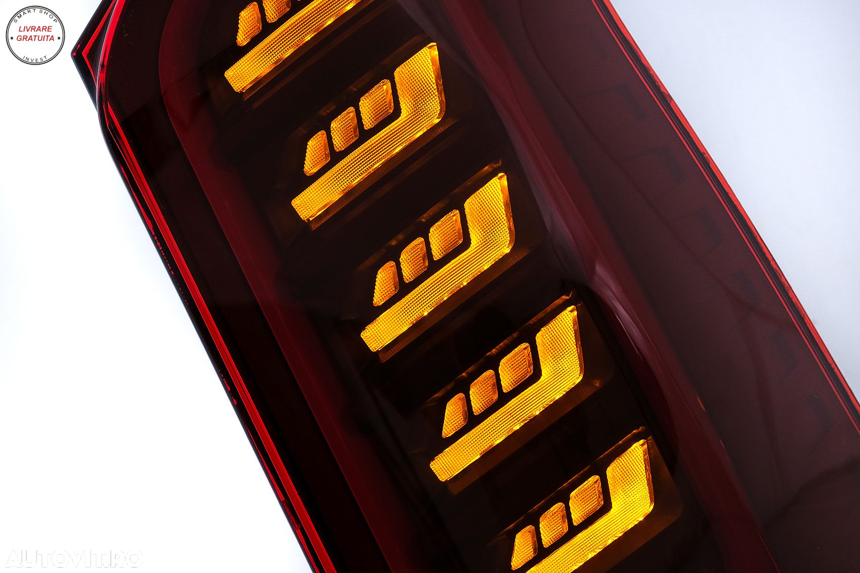 Stopuri Full LED Fumurii Mercedes V-Class W447 (2014-2019) modelele cu o Usa Spate- livrare gratuita - 7