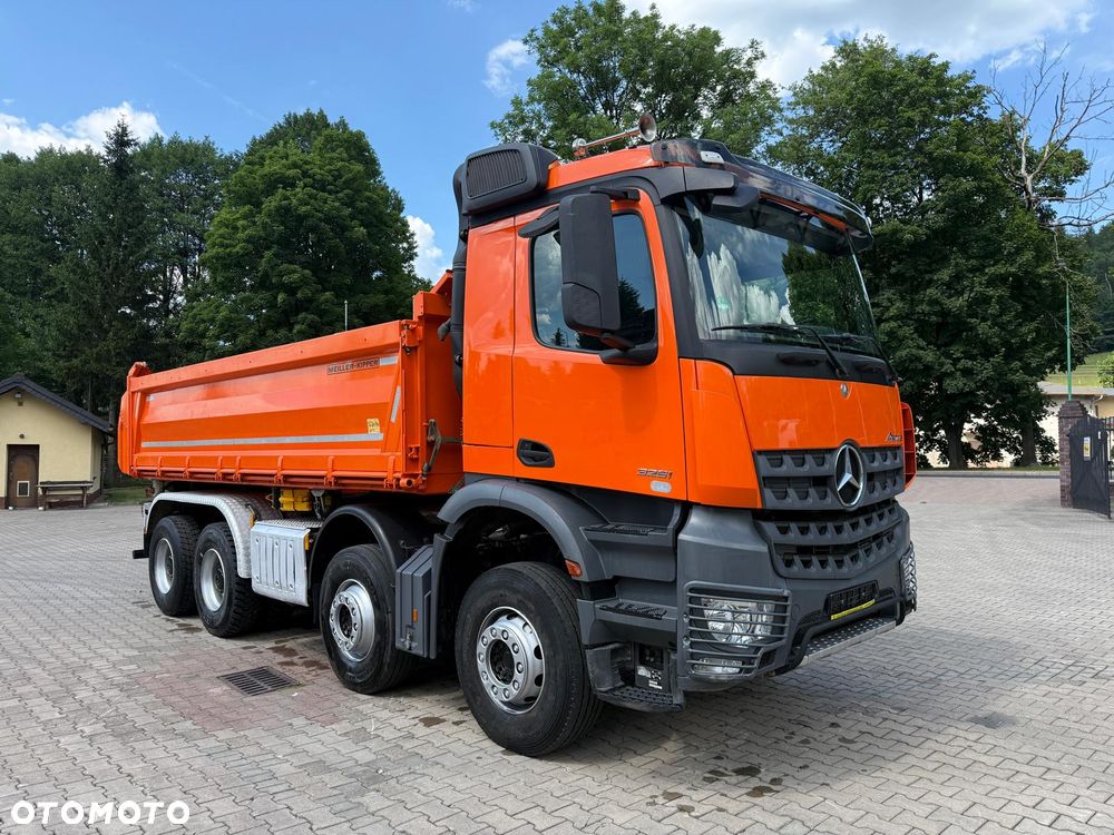 Mercedes-Benz 3551 AROCS wywrotka 3-str. MEILLER, BORDMATIC, MANUAL, 245 t.km.! - 4