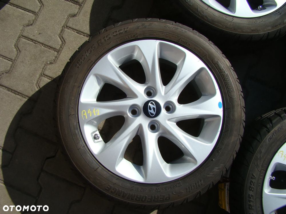 a412 4x100 Kia Picanto Hyundai I10 6Jx15 Lato 185/55 R15 niemontowane - 4