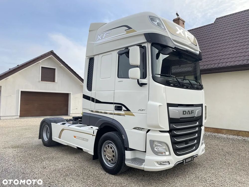 DAF XF 480 FT / STANDARD / SUPER SPACE CAB / CLIMA STACJONARNA / XENON / 2019 / SALON POLSKA / DOPOSAŻONY / STAN JAK NOWY / - 2