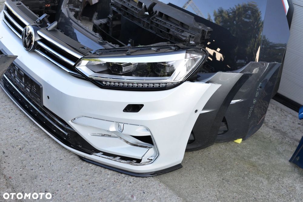 MASKA ZDERZAK GRILL BŁOTNIK PAS LAMPA H7 XENON BELKA VW TOURAN 5TA 2016 - 8