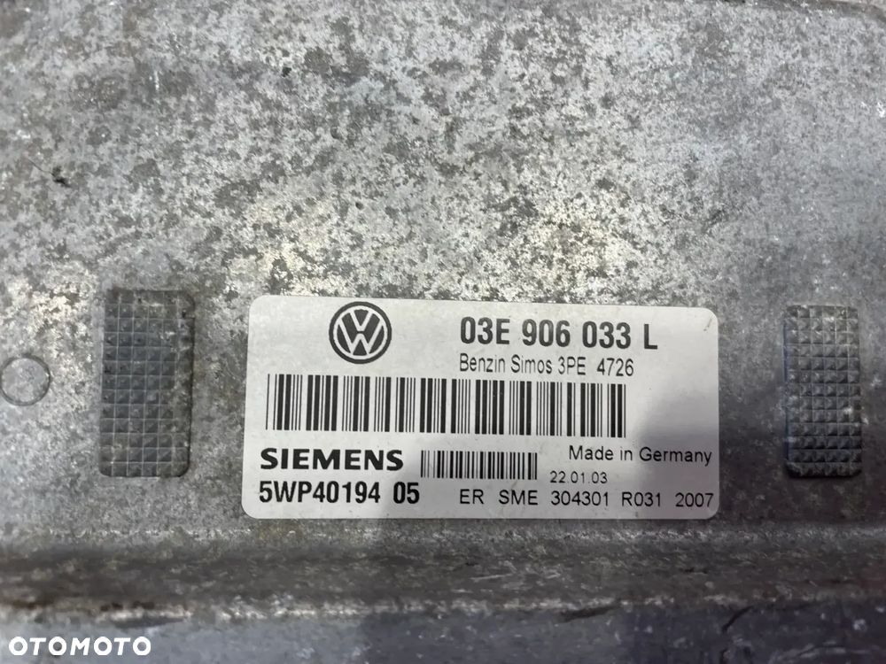 STEROWNIK SILNIKA  03E906033L POLO 9N - 2