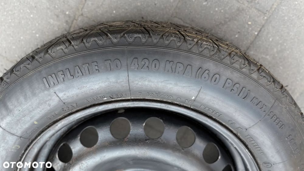 Koło dojazdowe BMW r15 5x120 125/90 ET36 dojazdówka felga e46 e36 e90 e91 - 7