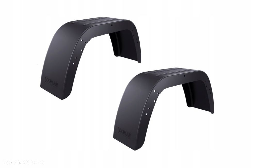 2 x BŁOTNIK NADKOLE DO PRZYCZEPKI 190/660mm DOMAR - 1
