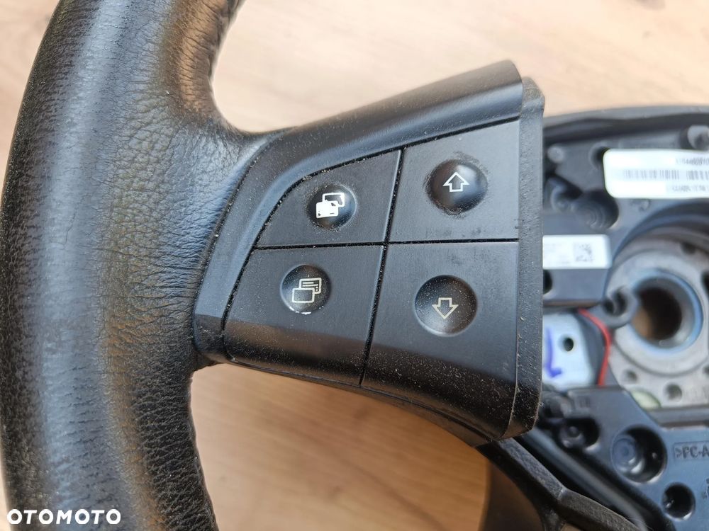 MERCEDES W164 ML X164 GL W251 KIEROWNICA CZARNA SKÓRZANA ŁOPATKI - 7