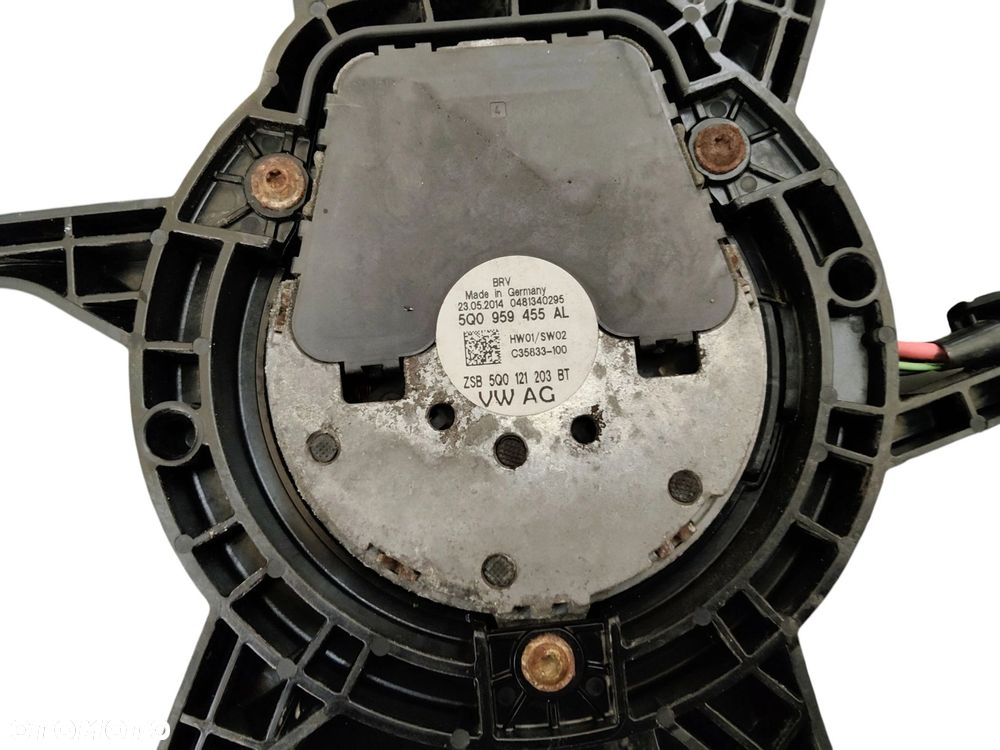WENTYLATOR CHŁODNICY SEAT LEON III (2012-2016) 1.2 TSI 105KM 5Q0959455AL - 2