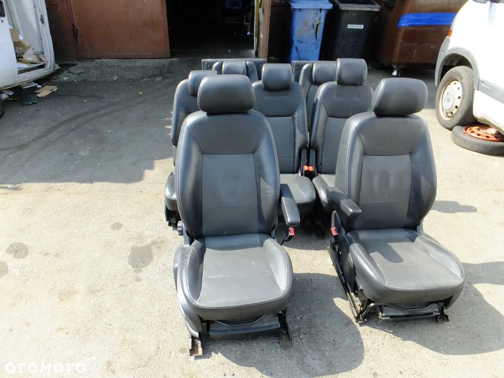 fotel kierowcy fotele komplet skóra 7 miejsc ford galaxy mk2 2008r - 1